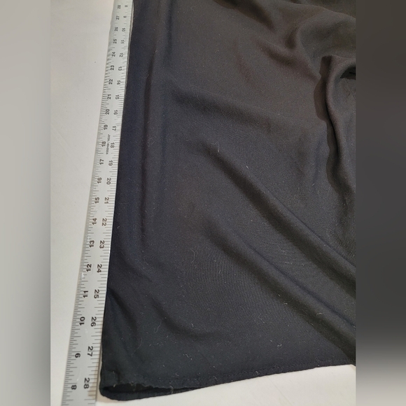 MSK WOMEN Woman's Size 1X Short Sleeve Jumpsuit Smocked Elastic Waist, Front Tie - Picture 11 of 16